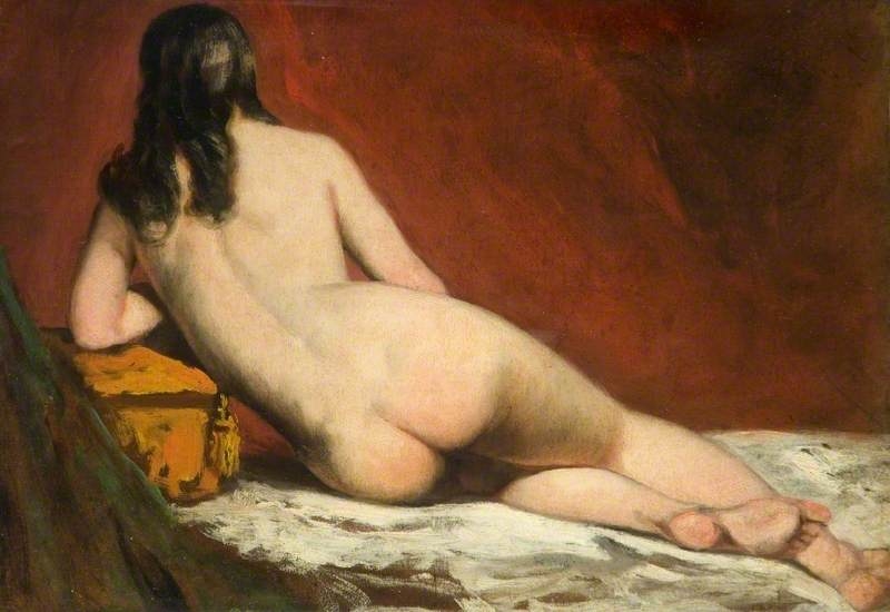 Nude Study Of A Reclining Woman By William Etty Useum