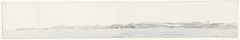 Panorama met Agrigento en de kust by Louis Ducros
