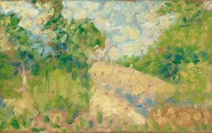 Paysage rose by Georges Seurat