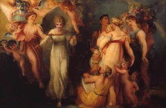 Peace Came Down upon the Earth by Thomas Stothard