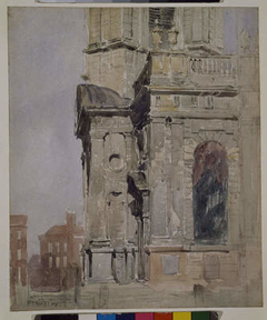 Porch of St Philip's Cathedral, Birmingham by David Cox Jr