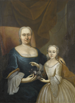 Portrait Barbe-Catherine de Goër de Hervé et sa petite-fille Catherine-Thérèse by Anonymous