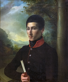 Portrait d'Alphonse Coste-Reboulh en Sorèzien by Jean Jalabert