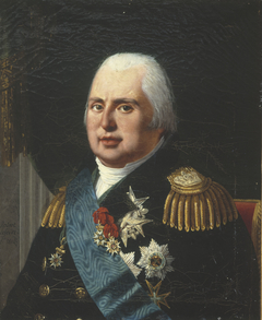 Portrait de Louis XVIII (1755-1824), roi de France