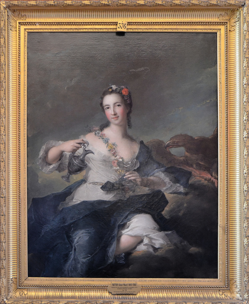 Portrait de Louise Henriette de Bourbon-Conti, duchesse d'Orléans en Hébé.