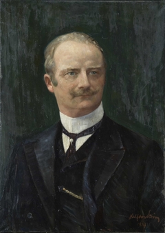 Portrait by Halfdan Strøm