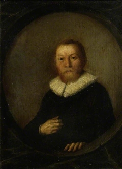 Portrait of a man by Hendrik Gerritsz Pot