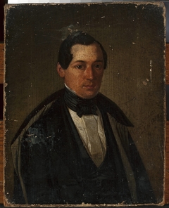 Portrait of a man in a coat by Anonymous