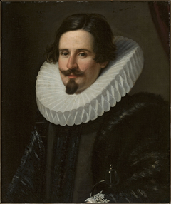 Portrait of a man in a frill by unknown Flemish painter