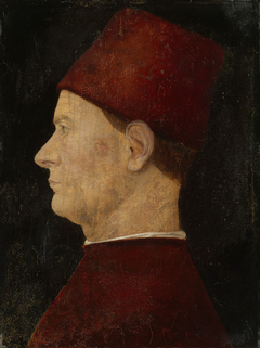 Portrait of a Man with a Red Hat by Anonymous