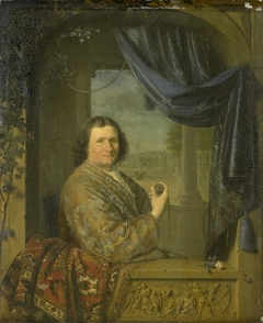 Portrait of a Man with a Watch by Pieter Cornelisz van Slingelandt
