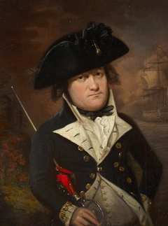 Portrait of a naval lieutenant, about 1795 by Richard Livesay