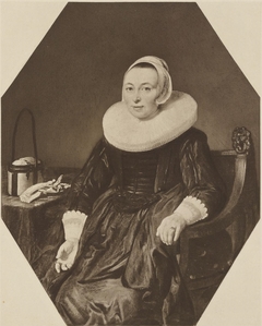 Portrait of a seated woman