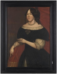 Portrait of a unknown woman by Julius de Geest