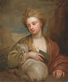 Portrait of a Woman as St. Agnes, Traditionally Identified as Catherine Vo by Godfrey Kneller