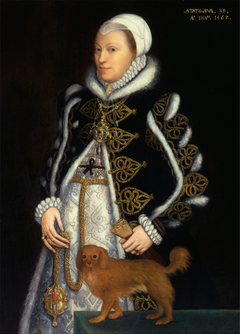 Portrait of a Woman, probably Catherine Carey, Lady Knolly by Steven van der Meulen