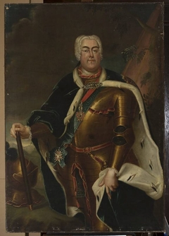 Portrait of Augustus III (1696–1763), King of Poland by nieznany malarz polski