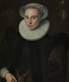 Portrait of Baertje van Adrichem by Jacob Willemsz Delff
