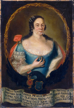 Portrait of Izabela Ogińska née Radziwiłł (1711–1761) by nieznany malarz polski