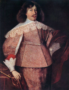 Portrait of Janusz Radziwiłł (1612–1655). by Bartlomiej Strobel