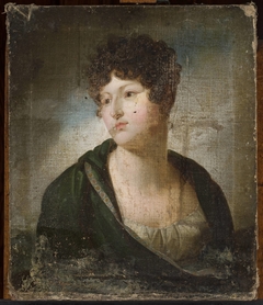 Portrait of Wiktoria née Potocka 1.v. Choiseul Gouffier 2.v. wife of general Bakhmatiev by Jan Rustem