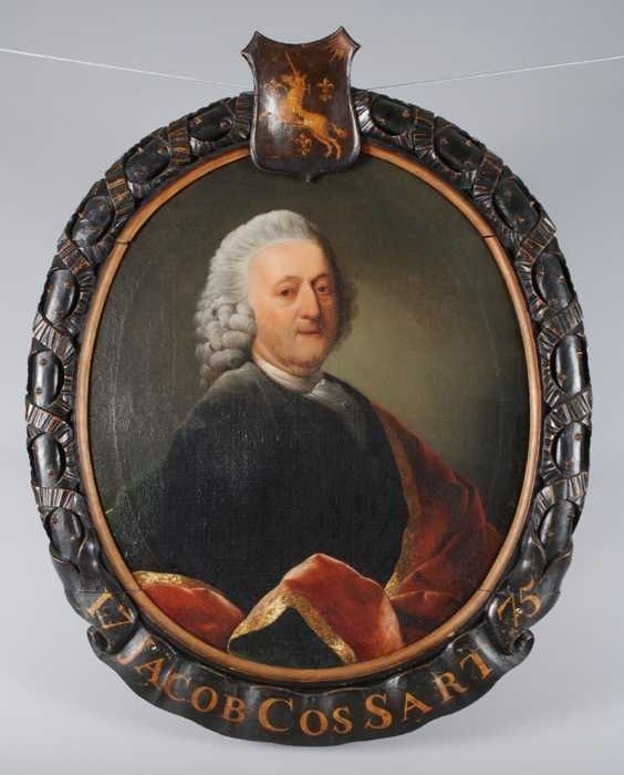 Portret van Jacob Jansz. Cossart (1713-1780), bewindhebber van de VOC tussen 1775 en 1780