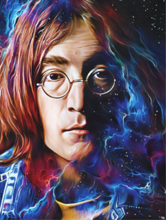 "Reality leaves a lot to the imagination" John Lennon by Nicky Barkla