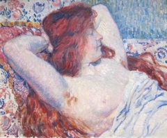 Reclining Woman with Red Hair