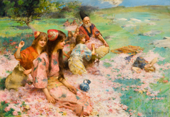 Rose Harvest by Henry Siddons Mowbray