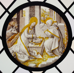 Roundel with the Nativity by Unknown Artist