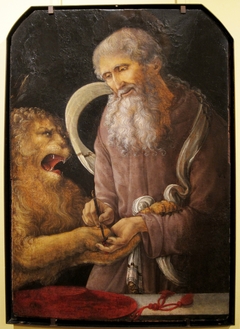 Saint Jerome and the Lion by Liberale da Verona