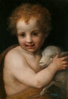 Saint John the Baptist with the Lamb by Andrea del Sarto