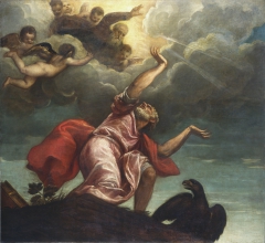 Saint John the Evangelist on Patmos by Titian