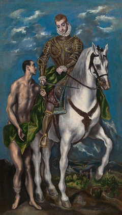 Saint Martin and the Beggar by El Greco