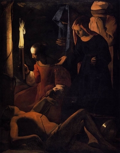Saint Sebastian Attended by Saint Irene by Georges de La Tour