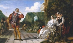 Scene from ‘Twelfth Night’ (‘Malvolio and the Countess’) by Daniel Maclise
