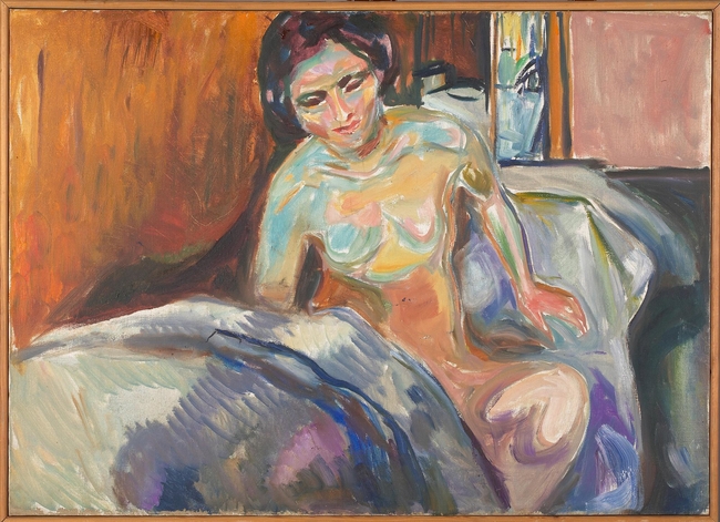 Seated Nude Morning Edvard Munch Artwork On Useum