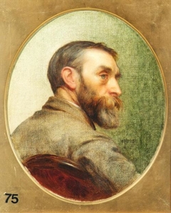 Self Portrait - Sir Edward John Poynter - ABDAG004348 by Edward Poynter