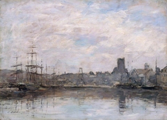 September Morning: Port of Fécamp by Eugène Louis Boudin