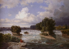 St. Anthony Falls As It Appeared in 1848 by Henry Lewis