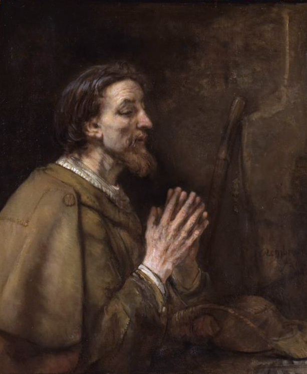 St. James the Greater praying