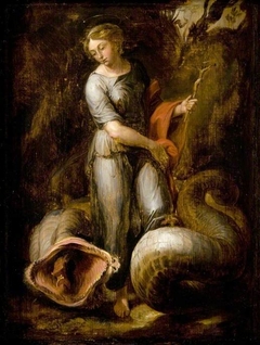 St Margaret and the Dragon by David Teniers the Younger