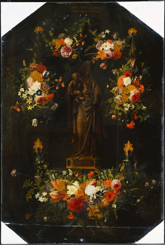 Statue of Mary in a Garland by Jan Anton van der Baren