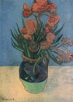 Still Life: Vase with Oleanders by Vincent van Gogh