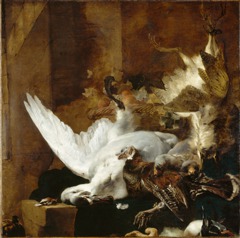 Still Life with a Dead Swan by Jan Baptist Weenix