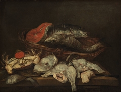 Still life with fish by Abraham van Beijeren