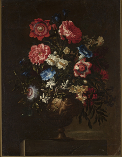 Still life with flowers by Giovanni Paolo Castelli