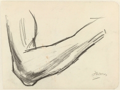 Studie van een arm by Jan Toorop