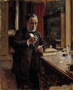 Study for the Portrait of Louis Pasteur by Albert Edelfelt