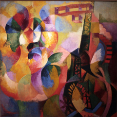 Sun, Tower, Airplane by Robert Delaunay